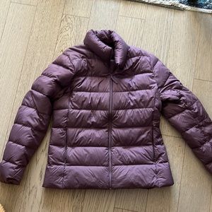 Uniqlo Ultra Light Down Purple Puffer